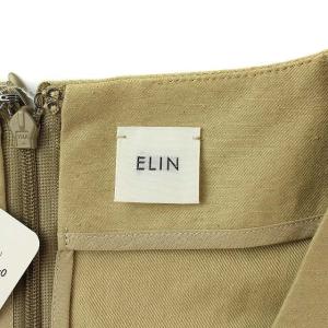 ELIN IENA 18SS Vネックロングフレアワンピース ベージュ