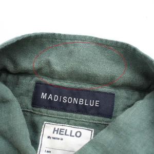 MADISONBLUE 18SS HAMPTON LINEN SHIRT グリーン