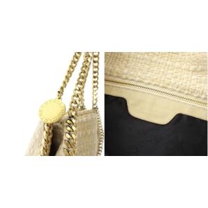 STELLA McCARTNEY ファラベラ ハンドバッグ 2way チェーン ツイード ベージュ