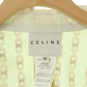 CELINE ヴィンテージ トレンチコート ライトグリーン