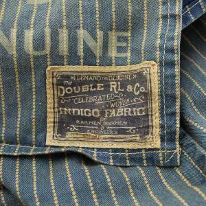 RRL RALPH LAUREN ショルダーバッグ デニム ウォバッシュ ヴィンテージ加工 インディゴ