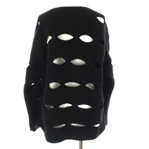 KEITA MARUYAMA 21AW Slash knit セーター ニット プルオーバー 長袖 1 ブラック