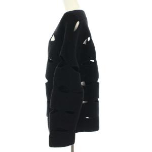 KEITA MARUYAMA 21AW Slash knit セーター ニット プルオーバー 長袖 1 ブラック
