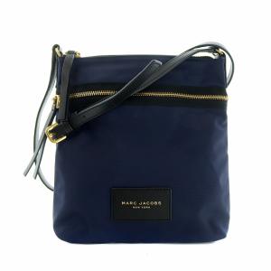 ショルダーバッグ レザー ネイビー