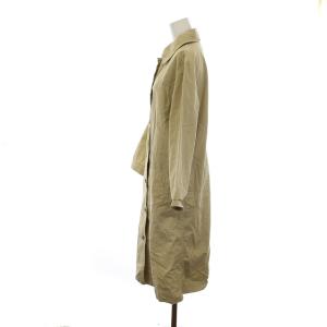 MHL. 595-8258501 コート ロング コットン リネン 1 ベージュ