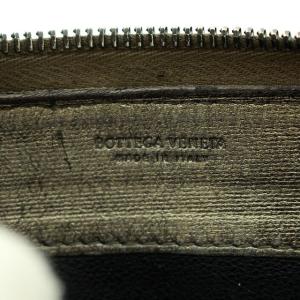 BOTTEGA VENETA 長財布 イントレチャート レザー メタリックゴールド