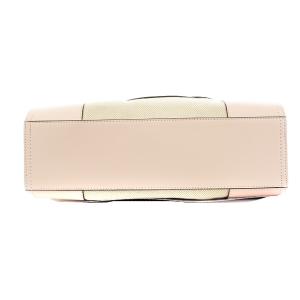 TORY BURCH ELLA トートバッグ キャンバス ホワイト ピンク