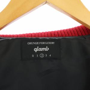 glamb RADDISON JKT スタジャン レッド