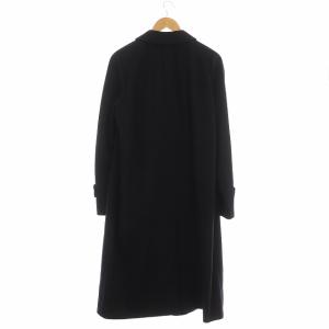 Aquascutum ヴィンテージ ステンカラーコー カシミヤ 濃紺