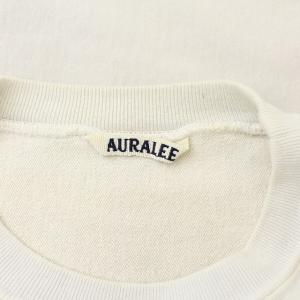 AURALEE SUPER MILLED CUT-OFF PLILLOVER 1 ホワイト