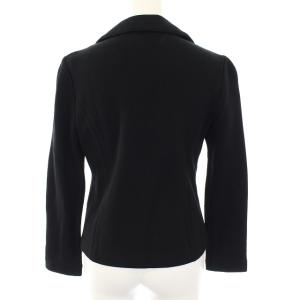 LEONARD テーラードジャケット シングル ニット 1 ブラック
