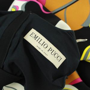Emilio Pucci ワンピース シルク 総柄 36 マルチカラー