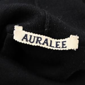 AURALEE 19AW WOOL SUPER HIGH GAUGE SMOOTH KNIT TURTLE NECK