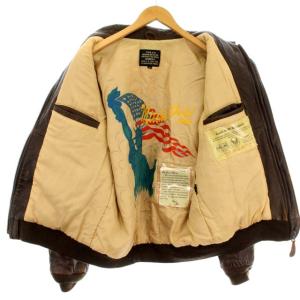 AVIREX ヴィンテージ 80s 90s A-2 SLEEP TIME GAL フライトジャケット