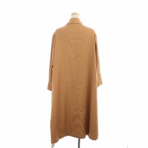 Spick&Span 20SS ビックカラーガウンコート 36 キャメル