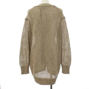 Salvatore Ferragamo 近年モデルカーディガン Vネックベージュ