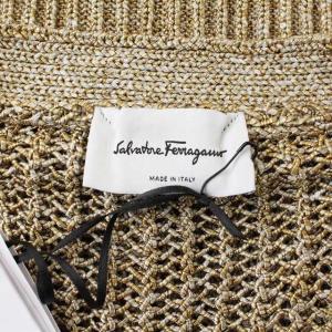 Salvatore Ferragamo 近年モデルカーディガン Vネックベージュ