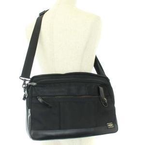 PORTER HEAT メッセンジャーバッグ ブラック