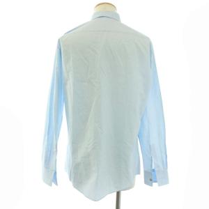 HERMES 近年モデル シャツ H柄 セリエボタン 長袖 40 M ライトブルー
