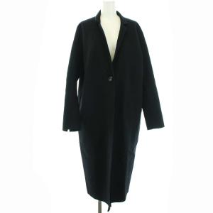 20AW ウールリバー チェスターコート ロング 36 黒
