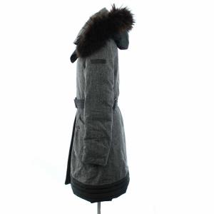 TATRAS Rライン AURORA ラクーンファー ダウンコート L グレー