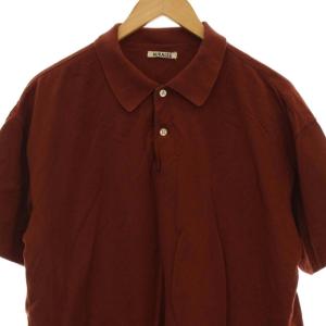 AURALEE 18SS SUPERFINE HIGH GAUGE KNIT BIG POLO ポロシャツ