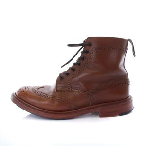 Tricker's MALTON COUNTRY BOOT ウィングチップ レザー 24cm ブラウン