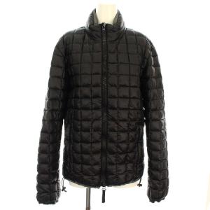 ダウンジャケット ライトダウン キルティング ナイロン 46 ブラック