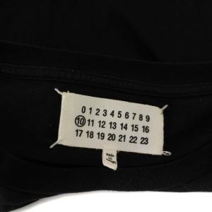 Martin Margiela 10 メゾンマルジェラ 17SS 再構策 Tシャツ プリント 48 ブラック