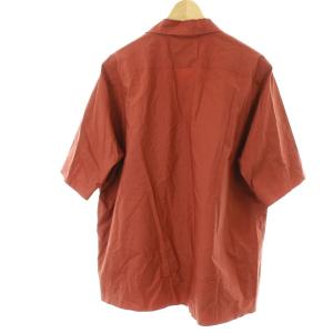 AURALEE 18SS SELVEDGE WEATHER CLOTH HALF S SHIRT 3 ブラウン