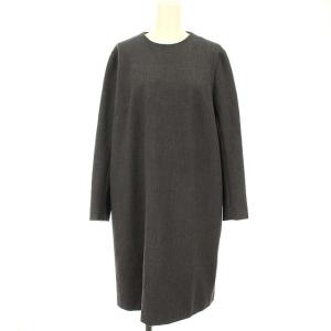 ロングストレッチワンピース 36 グレー