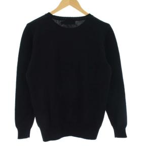 POLO RALPH LAUREN ポロベア 刺繍 ニット 長袖 ウール混 XL ブラック