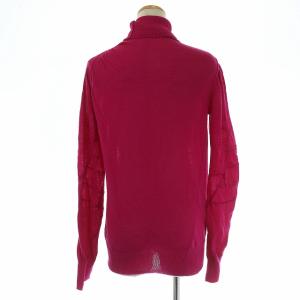 sacai 18AW ニット セーター タートルネック ジップアップ 長袖 ウール 1 S ピンク