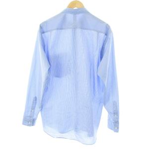 AURALEE 19SS FINX SILK STRIPE SHIRTS ブルー