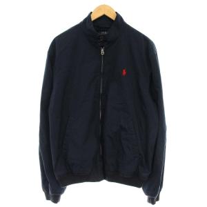 ロゴ刺繍スウィングトップ ネイビー