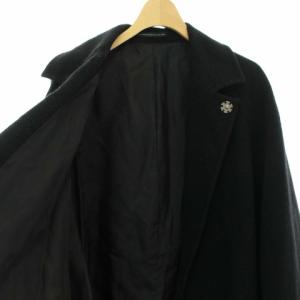 Y's 近年モデル ステンカラーコート ウール混 M 黒