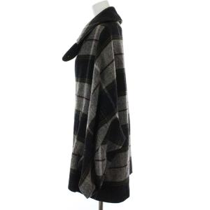 Y's ヨウジヤマモト チェックショートコート グレー