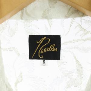 Needles 20SS Cabana Shirt Cotton Cloth Rose Emb S ホワイト