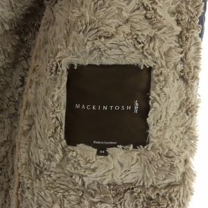 MACKINTOSH キルティングコート ロング丈 中綿 フード 裏ボア 34 XS グレー
