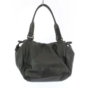 LOEWE アナグラム トートバッグ レザー グレー