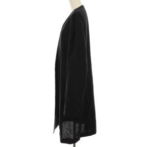 S’YTE ヨウジヤマモト 19SS ノーカラーコート ロング 背抜き 2 L 黒