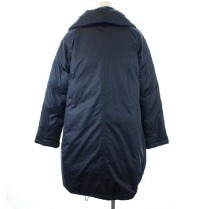 Theory ダウンコート ロング スタンドカラー S ネイビー