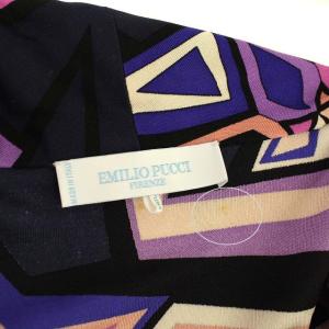 Emilio Pucci シルクプッチ柄ワンピース 42 マルチカラー