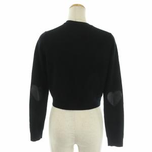 PAULE KA エルボーパッチアンサンブルニットカーディガン S ブラック