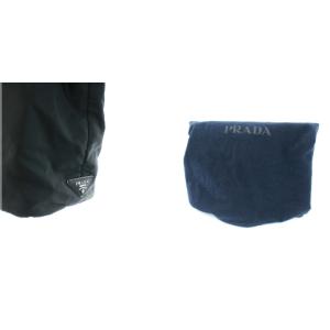 PRADA バーシブル ハンドバッグリ 黒