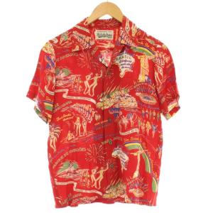 WACKO MARIA THE GUILTY PARTIES 14SS BRASIL ALOHA SHIRT S レッド