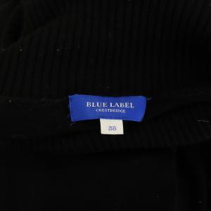 BLUE LABEL CRESTBRIDGE 19AW ニット セーター 長袖 タートルネック ウール 38 ブラック