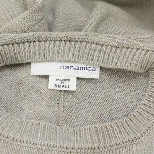 nanamica 21SS 7G Crew Neck Sweater S ベージュ