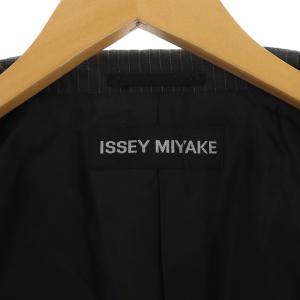 ISSEY MIYAKE スーツ セットアップ テーラードジャケット シルク混 S グレー