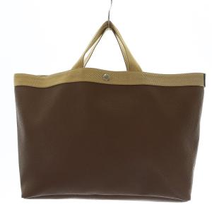 GPライン 705GP リュクススクエアトートL コーテッドキャンバス ブラウン